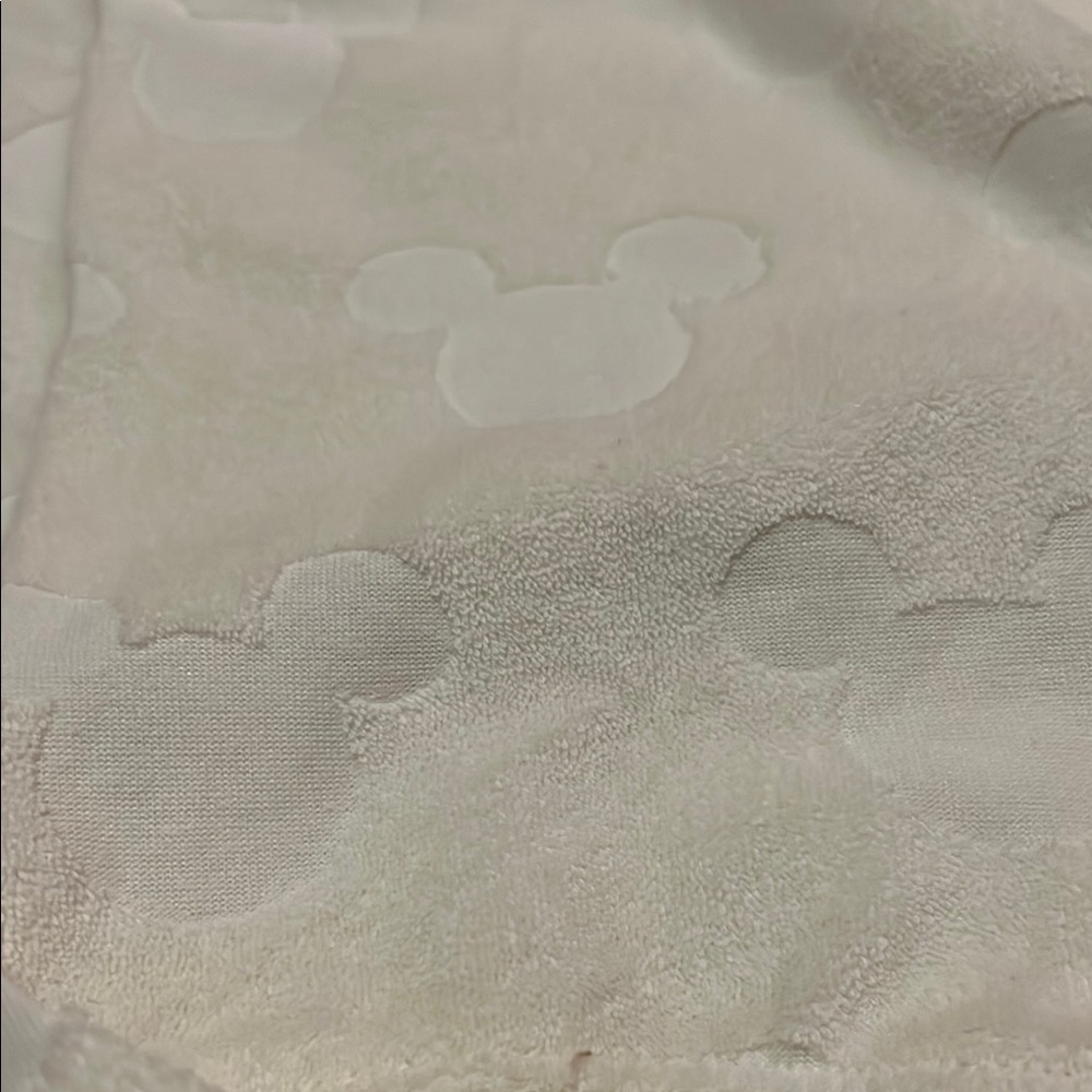 Cream Minnie Mouse Hoodie with Cartoon Embroidery - Picture 7 of 9
